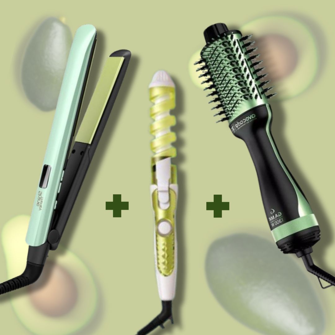 COMBO AGUACATE 🥑👩🏻🦰 (PLANCHA REMINGTON + CEPILLO SECADOR + RIZADORA)