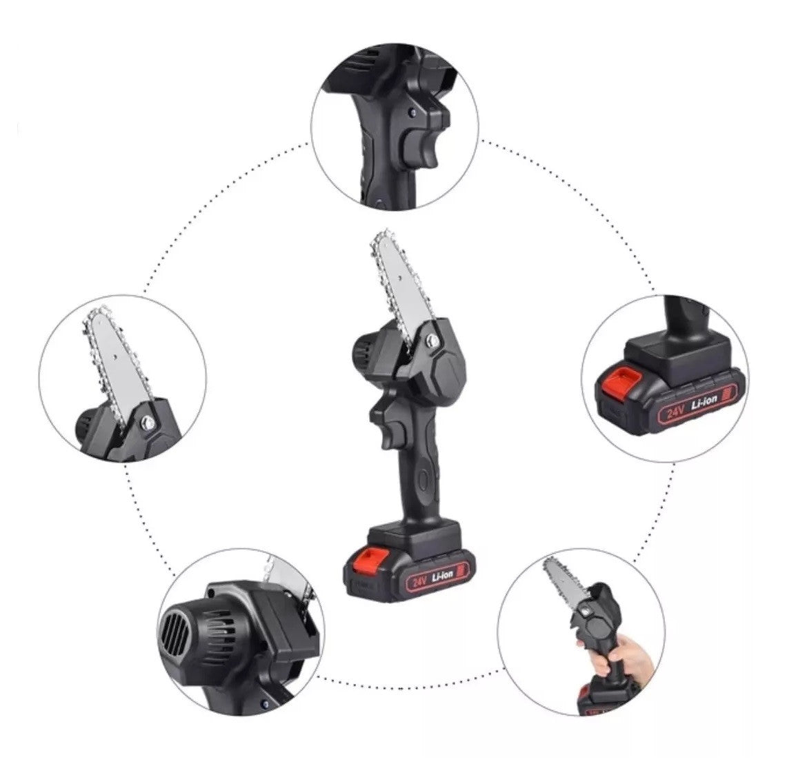 MINI MOTOSIERRA ELECTRICA 🪚⚡