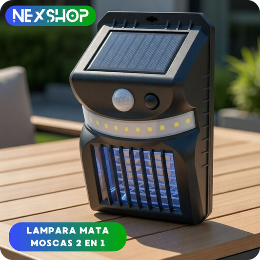 LAMPARA MATA MOSCAS 2 EN 1 🔦🦟
