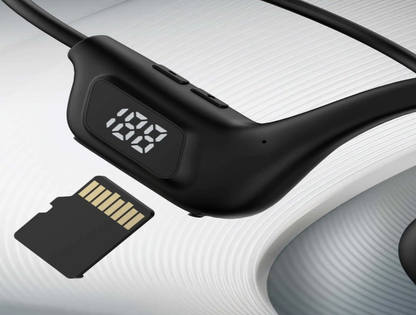 AUDÍFONOS DE CONDUCCIÓN ÓSEA U9 CON PANTALLA 🎧🔊