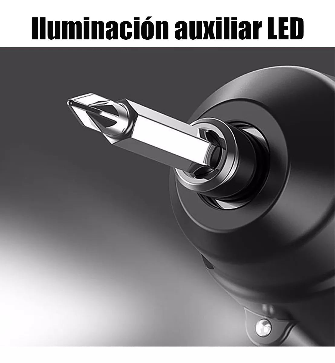 JUEGO DE DESTORNILLADOR ELÉCTRICO 47 Pzs MANGO GIRATORIO 🔧⚡